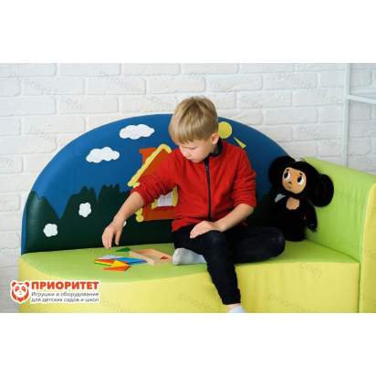 Детский диван Сказка с аппликацией