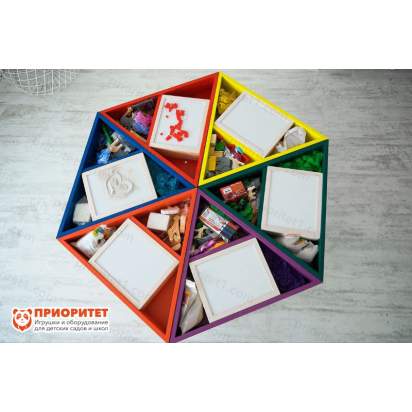 Многофункциональный стол творчество наполнение вид сверху