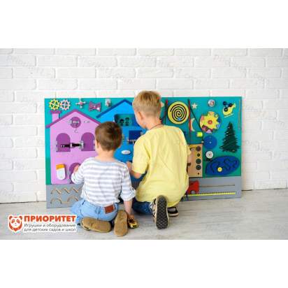 Бизиборд Город мечты настенный