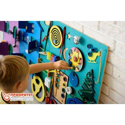 Бизиборд Город мечты с вертящимися элементами