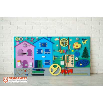 Бизиборд Город мечты общий вид