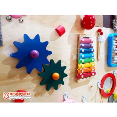 Тактильная музыкальная панель «Мелодия счастья» с шестеренками