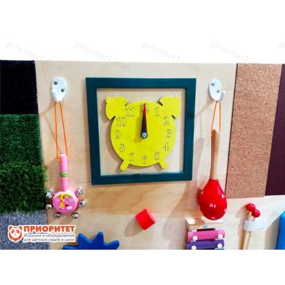 Тактильная музыкальная панель «Мелодия счастья» с часами