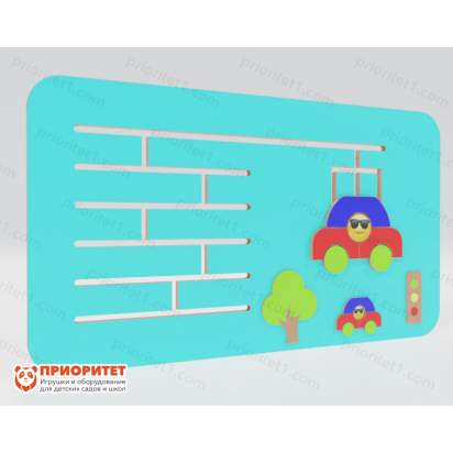 Дидактическая панель «Собери машину» собранная