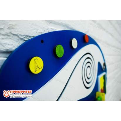 Бизиборд «Синяя рыбка» с лабиринтом