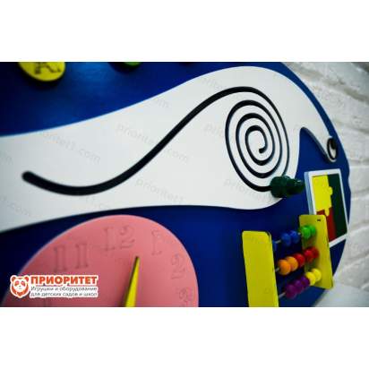 Бизиборд «Синяя рыбка» со счетами