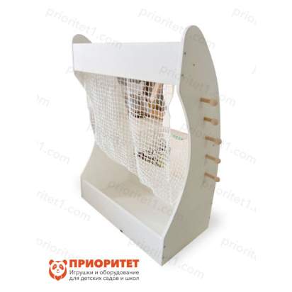 Стеллаж для спортинвентаря «Физкультура» для детского сада