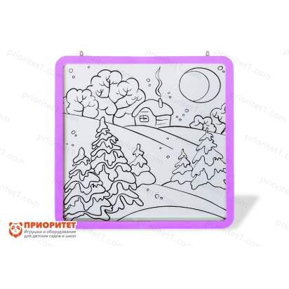 nastennyj-modul-mnogorazovaya-raskraska-75x75-sirenevyj