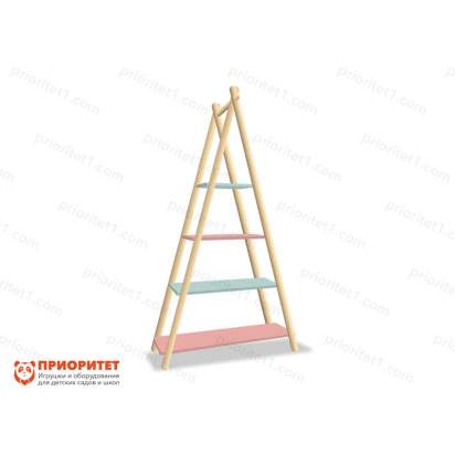 Стеллаж для игрушек и книг «Домик»