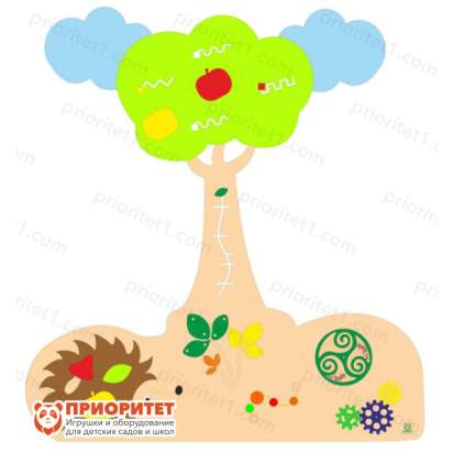 Декоративно-развивающая панель «На лесной опушке» №1