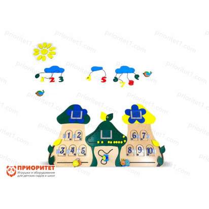 Набор тактильно-развивающих панелей «Полянка умений» для детей