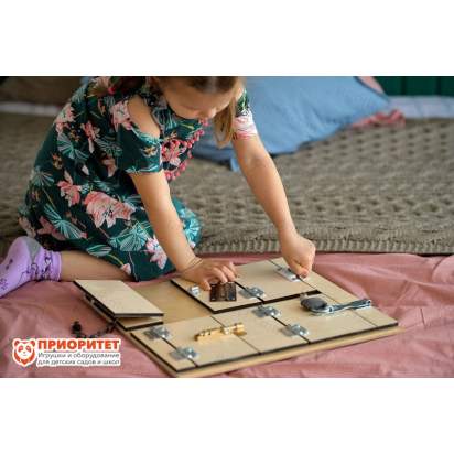 Бизиборд Открой сам для мальчиков и девочек