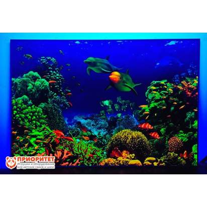 Интерактивное светящееся панно «Морское дно» с УФ лучами