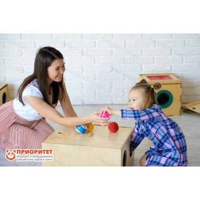 Тактильный короб Угадайка общий вид