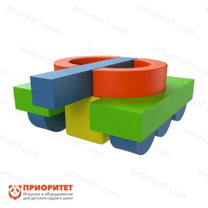 Набор мягких игровых модулей «Танк»