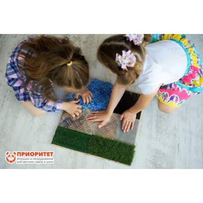 Тактильная панель различные текстуры общий вид