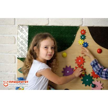 Тактильная панель Почувствуй ручками с разными текстурами