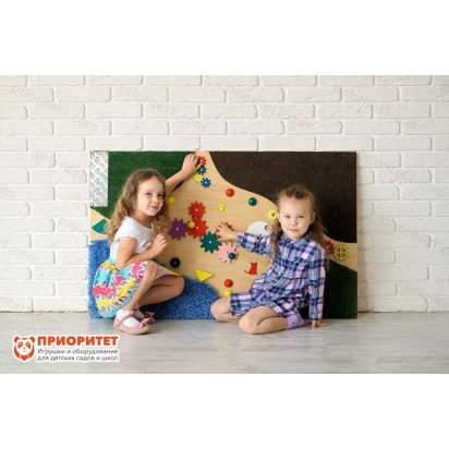 Тактильная панель Почувствуй ручками с шестеренками