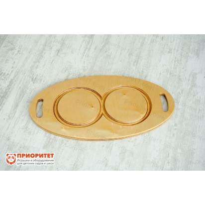 Тактильно-развивающая панель лабиринт Кольца