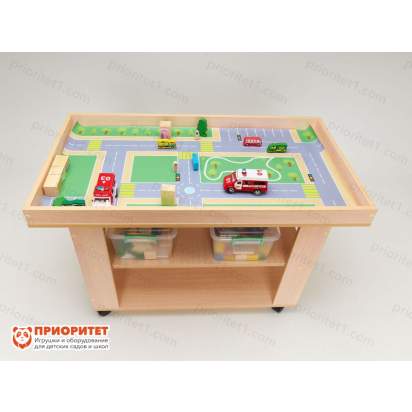 Игровой стол ПДД общий вид