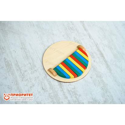 Тактильно-развивающая игрушка Умная трещотка вид сверху