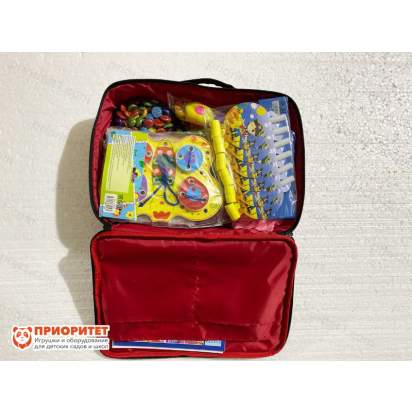 Чемоданчик логопеда в открытом виде