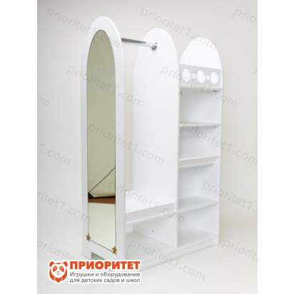 Гардеробная для девочек с зеркалом