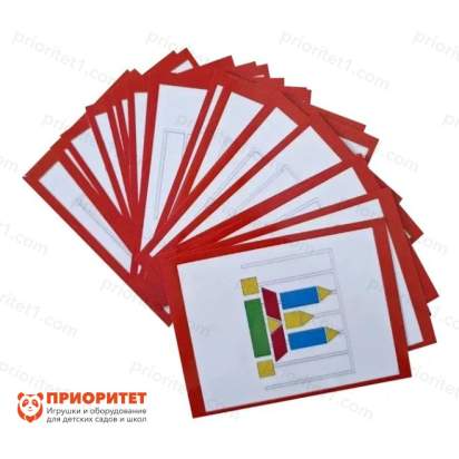 Тактильно-развивающая панель-лабиринт «Увлекательная геометрия» 3