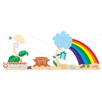 Декоративно-развивающая панель «На радужном лугу»