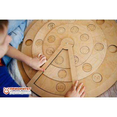 Дети играют с кругами Луллия