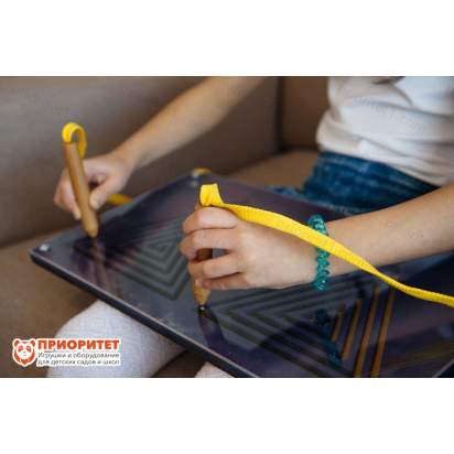 Тренажер для развития письма Треугольники вид сверху