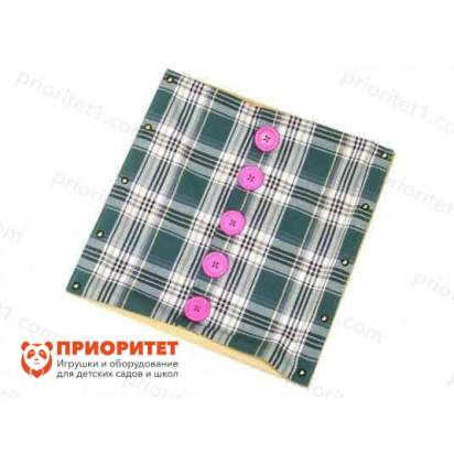 Рамка Монтессори с большими пуговицами_1