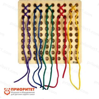 Игровой набор Монтессори «Доска для плетения»