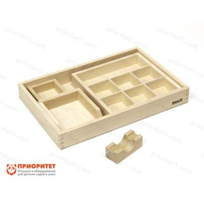 Коробочка Монтессори для аппликаций без декора