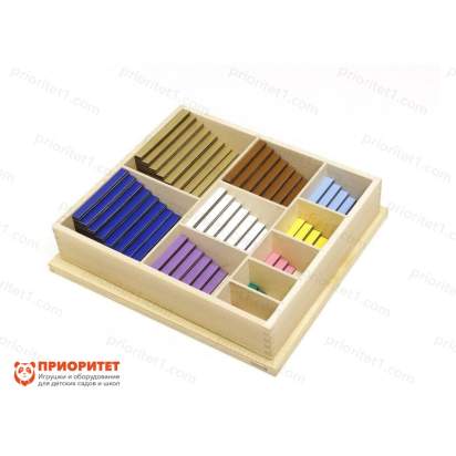 Игровой набор Монтессори «Деканомический квадрат»