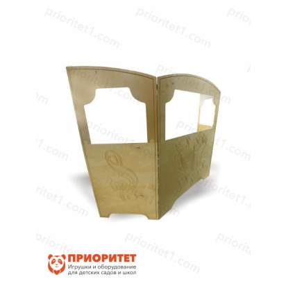 Театральная ширма «Юные артисты» вид сбоку