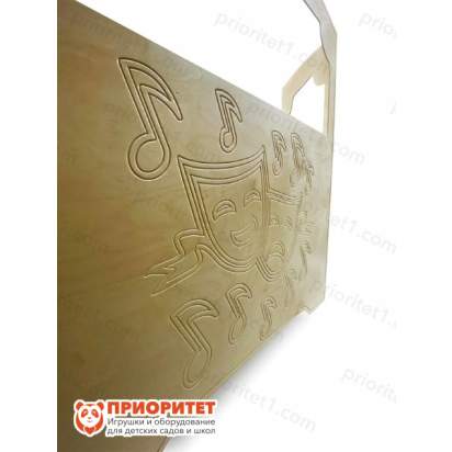 Театральная ширма «Юные артисты» рисунок