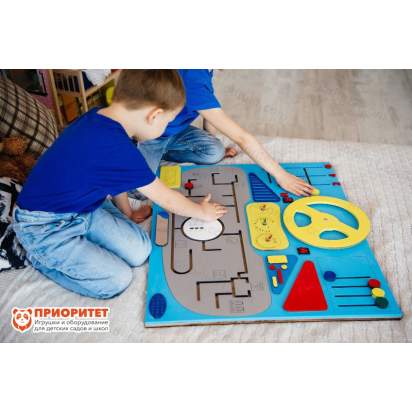 Бизиборд Юный водитель вид сверху