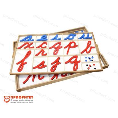 Игровой набор Монтессори «Большой английский подвижный алфавит. Прописные»