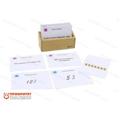 Золотой материал Монтессори «Нумерация»