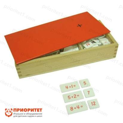 Игровой набор Монтессори «Ящик с примерами на сложение»