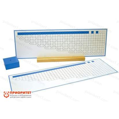 Игровой набор Монтессори «Рабочие и контрольные карты для деления»