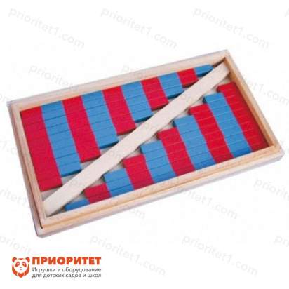 Игровой набор Монтессори «Настольные числовые штанги»