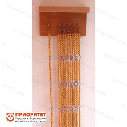Игровой набор Монтессори «Цепочки сотни и тысячи»