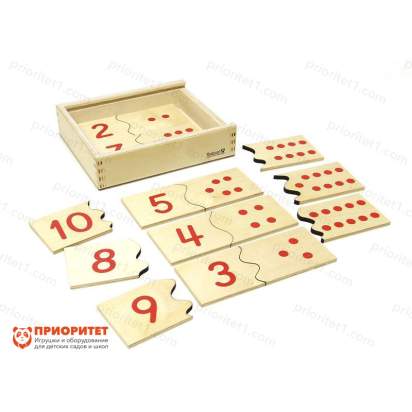 Игровой набор Монтессори «Цифры и точки. Арабские»