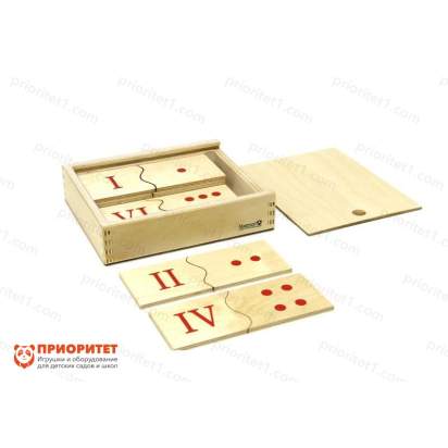 Игровой набор Монтессори «Цифры и точки. Римские»