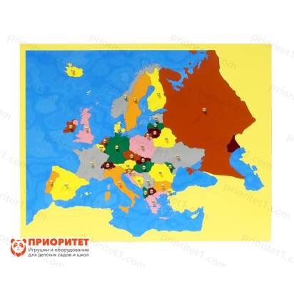 Игровой набор Монтессори «Карта Европы»