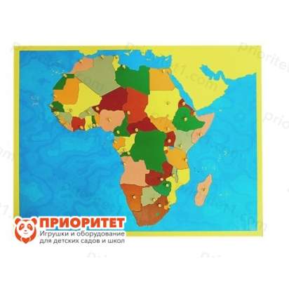 Игровой набор Монтессори «Карта Африки»