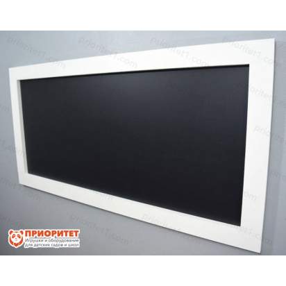 Меловая доска с рамкой «Белый глянец»