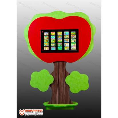 Интерактивная развивающая пристенная панель «Яблоко»